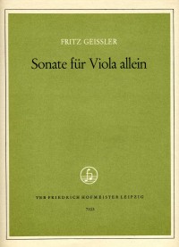 7323 &bull; GEISSLER - Sonate - Bratschenstimme