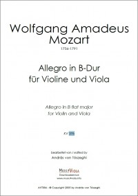 AVT006 • MOZART - Allegro - 2 Stimmen