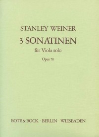 BB 1100119 &bull; WEINER - 3 Sonatinen (h/c/D) - Stimme