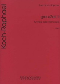BB 1100129 &bull; KOCH-RAPHAEL - grenzZeit II - Stimme