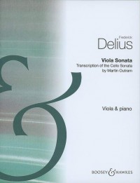 BH 12292 &bull; DELIUS - Viola Sonata - Partitur und Stimme