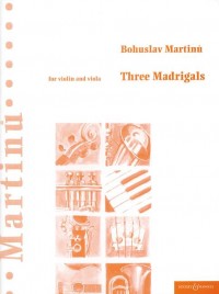 BH 1400111 &bull; MARTINU - Three Madrigals - Spielpartituren