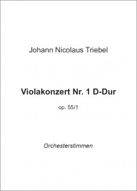 BIR007 &bull; TRIEBEL - Konzert Nr. 1 - Orchesterstimmen