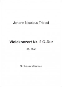 BIR009 &bull; TRIEBEL - Konzert Nr. 2 - Orchesterstimmen
