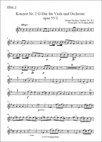 BIR023 &bull; TRIEBEL - Konzert Nr.2 - Orchesterstimme Oboe 2