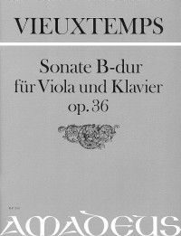 BP 0930 &bull; VIEUXTEMPS Sonate B-dur op. 36 für Viola u.Klavier