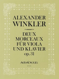 BP 1536 &bull; WINKLER 2 Morceaux op. 31 für Viola und Klavier