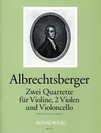BP 1547 • ALBRECHTSBERGER J.G.  2 Quartette op. 20/3 + 4