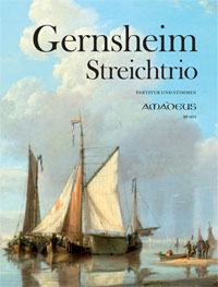 BP 1871 &bull; GERNSHEIM F. Trio in G-dur op. post [Erstdruck]