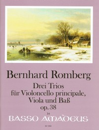 BP 1980 &bull; ROMBERG, Bernhard 3 Trios op.38 - Part.u.St.