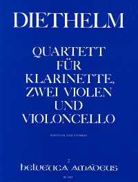 BP 2489 • DIETHELM Quartett op. 167 - Part. und St.