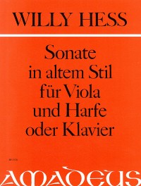 BP 2558 &bull; HESS W. Sonate in altem Stil op. 135 (Viola+Harfe)