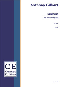 CE-AG3D1 &bull; GILBERT - Duologue - Partitur und Violastimme