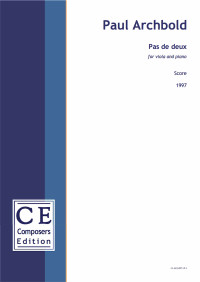 CE-PA1PDD1 &bull; ARCHBOLD - Pas de deux - Partitur und Bratschensti