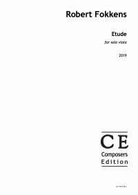 CE-RF1E1 &bull; FOKKENS - Etude - Partitur