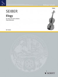 ED 10422 &bull; SEIBER - Elegy - Klavierauszug mit Solostimme