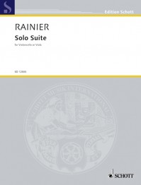 ED 12800 &bull; RAINIER - Solo Suite - Manuskript