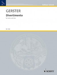 ED 1908 &bull; GERSTER - Divertimento - 2 Stimmen