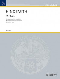 ED 3160 &bull; HINDEMITH - 2. Trio - Stimmensatz