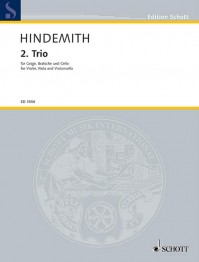 ED 3506 &bull; HINDEMITH - 2. Trio - Studienpartitur