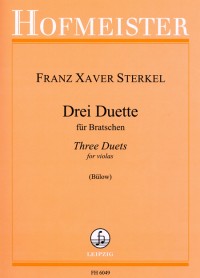 FH 6049 &bull; STERKEL - 3 Duette - 2 Stimmen
