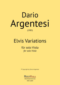 M4V-1009 • ARGENTESI - Elvis Variations - Violastimme