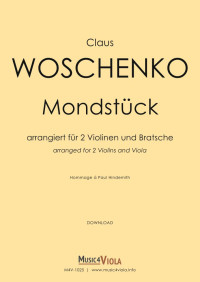 M4V-1025 &bull; WOSCHENKO - Mondstück - Partitur und Stimmen