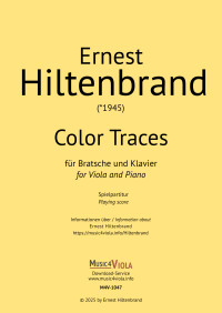 M4V-1047 • HILTENBRAND - Color Traces - Spielpartitur