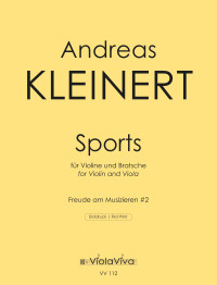 VV 112 • KLEINERT - Sports - V,Br - Partitur - DOW
