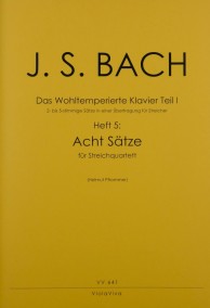 VV 641 • BACH - Wohltemp. Klavier Teil 1, Heft 5
